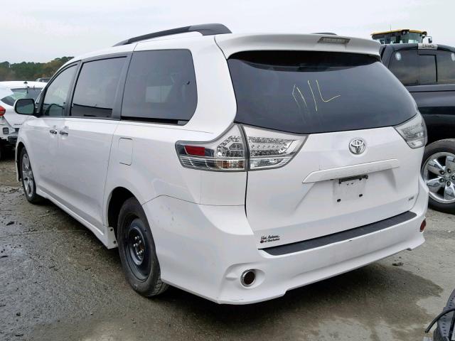 5TDXK3DC1DS300731 - 2013 TOYOTA SIENNA SPO WHITE photo 3