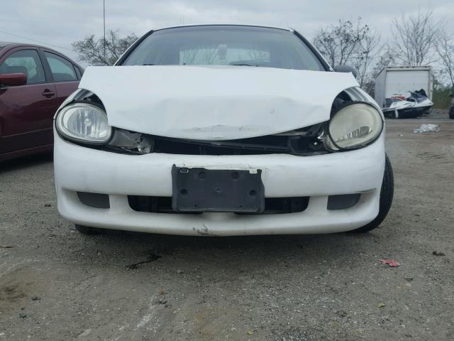 1B3ES46C0YD801784 - 2000 DODGE NEON BASE WHITE photo 9