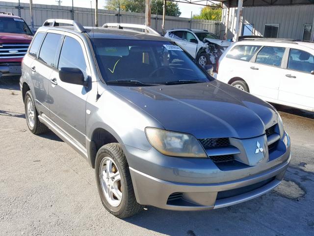 JA4LZ31F04U004257 - 2004 MITSUBISHI OUTLANDER GRAY photo 1