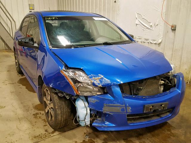 3N1AB6AP5BL726023 - 2011 NISSAN SENTRA 2.0 BLUE photo 1