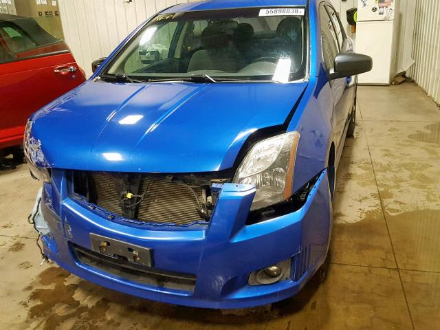 3N1AB6AP5BL726023 - 2011 NISSAN SENTRA 2.0 BLUE photo 2