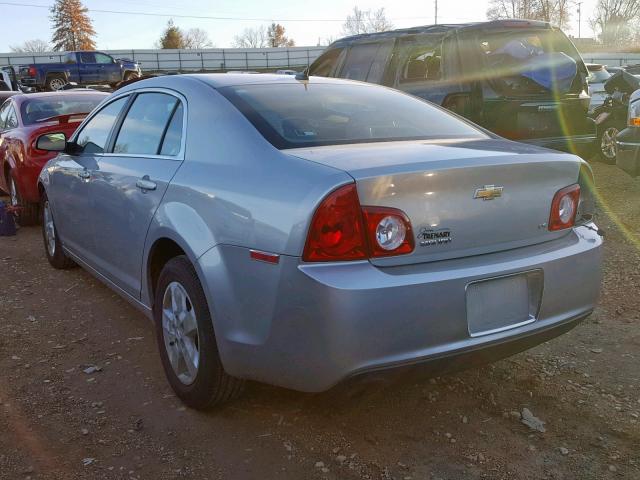1G1ZG57B58F161842 - 2008 CHEVROLET MALIBU LS Gümüş foto 3