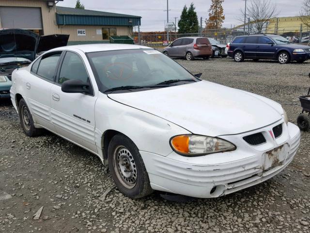 1G2NE52E1XM796648 - 1999 PONTIAC GRAND AM S WHITE photo 1