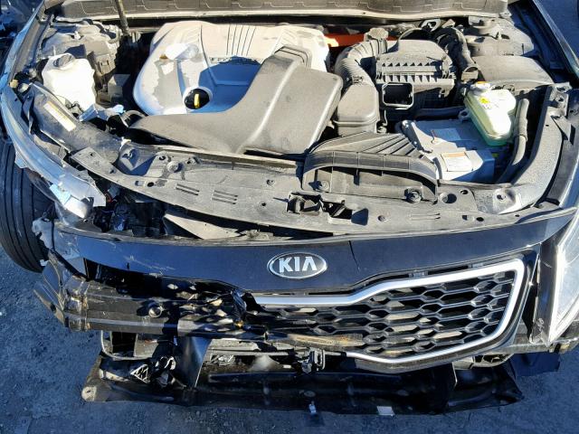 KNAGM4ADXC5034298 - 2012 KIA OPTIMA HYB BLACK photo 7