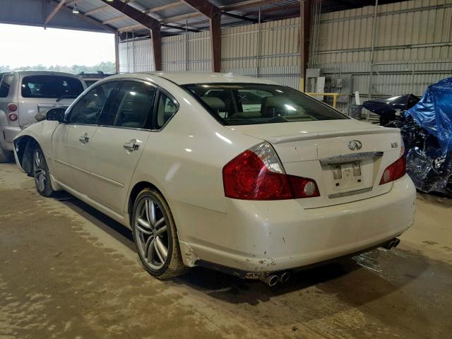 JNKAY01E17M302874 - 2007 INFINITI M35 BASE WHITE photo 3