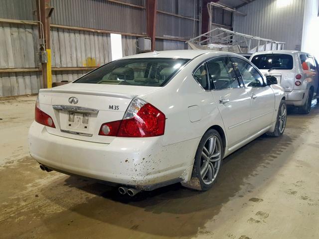 JNKAY01E17M302874 - 2007 INFINITI M35 BASE WHITE photo 4