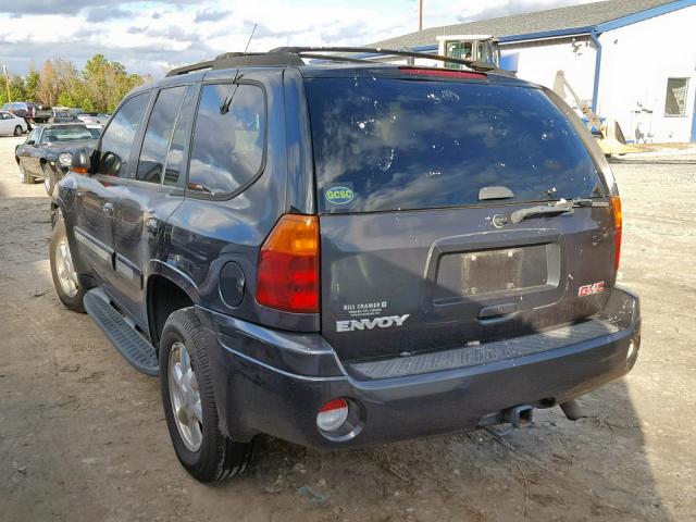 1GKDS13S032311374 - 2003 GMC ENVOY BLACK photo 3