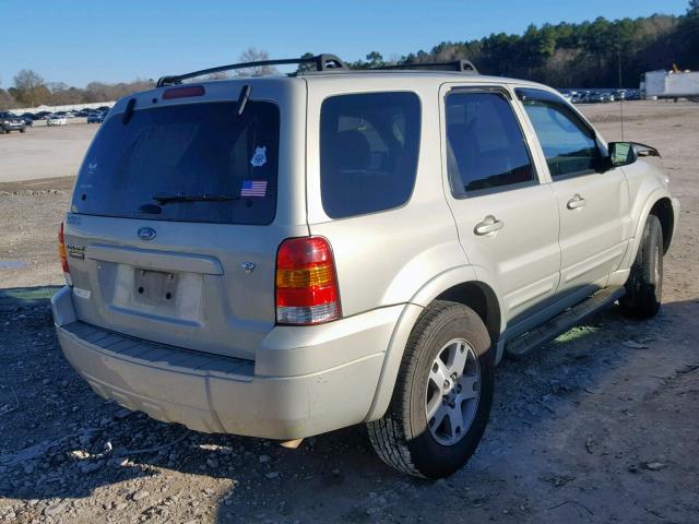 1FMCU04125KE32861 - 2005 FORD ESCAPE LIM TAN photo 4