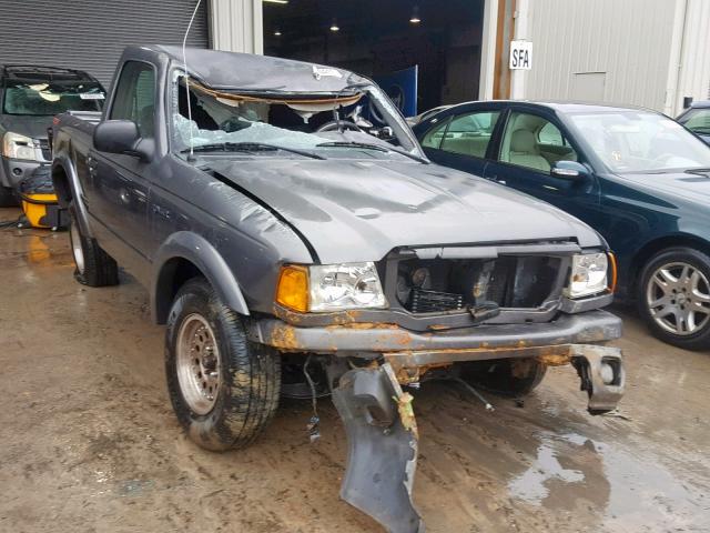 1FTYR10U34TA06204 - 2004 FORD RANGER GRAY photo 1