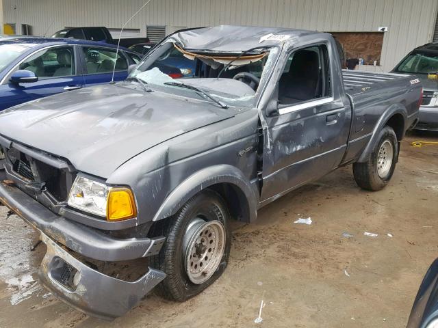 1FTYR10U34TA06204 - 2004 FORD RANGER GRAY photo 9