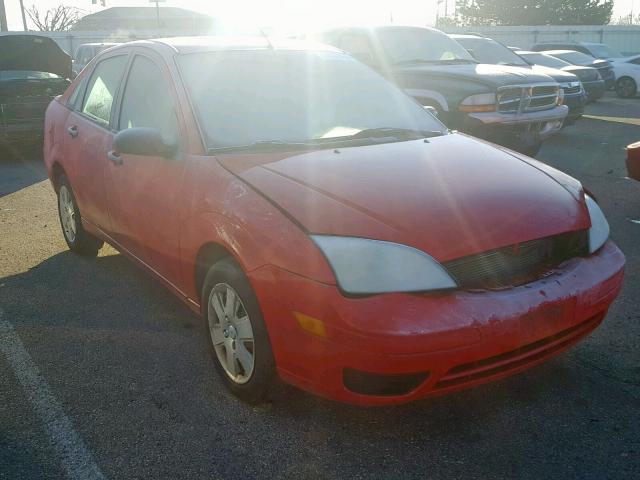 1FAFP34N26W127339 - 2006 FORD FOCUS ZX4 RED photo 1