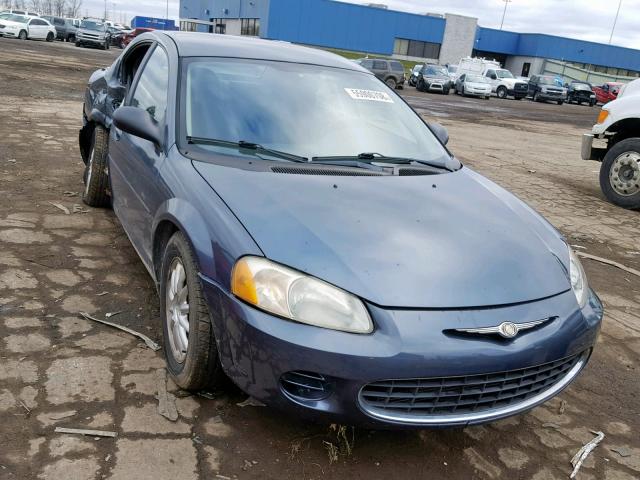 1C3EL46X43N558213 - 2003 CHRYSLER SEBRING LX BLUE photo 1