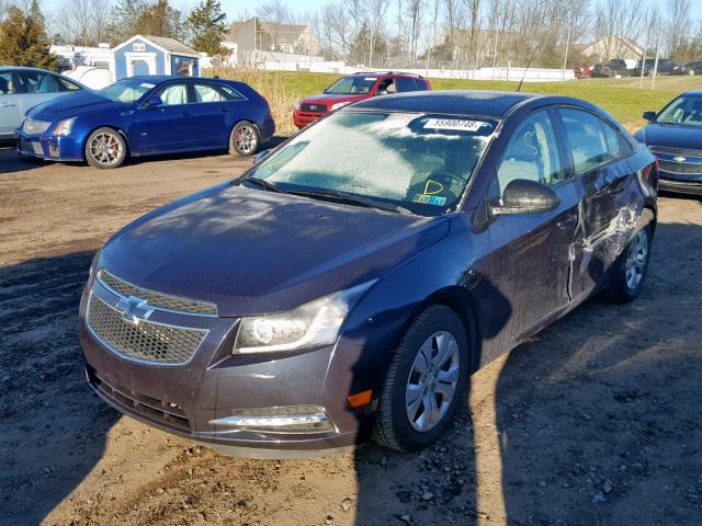 1G1PA5SG3E7467827 - 2014 CHEVROLET CRUZE LS BLACK photo 2