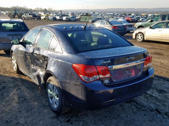 1G1PA5SG3E7467827 - 2014 CHEVROLET CRUZE LS BLACK photo 3