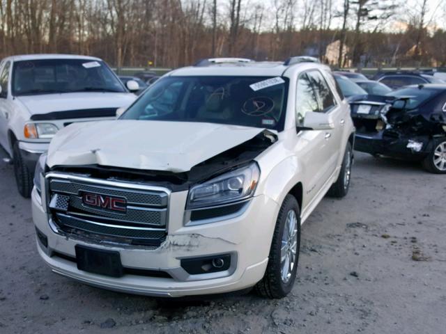 1GKKVTKDXDJ142159 - 2013 GMC ACADIA DEN WHITE photo 2