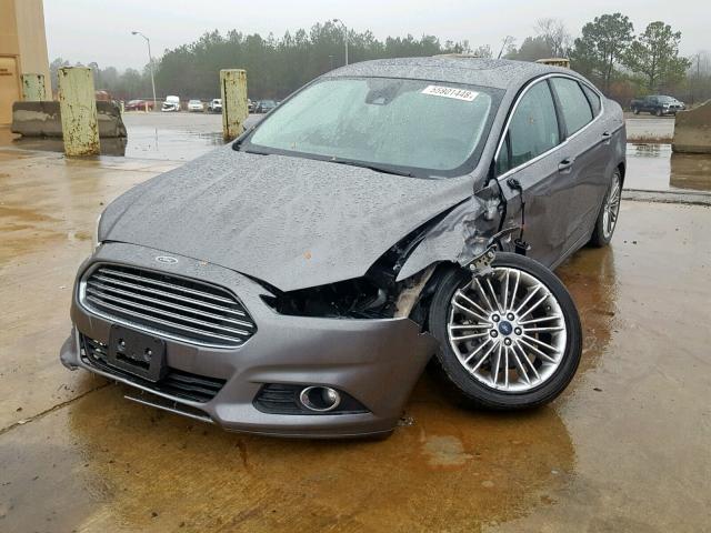 3FA6P0H91DR156519 - 2013 FORD FUSION SE CHARCOAL photo 2