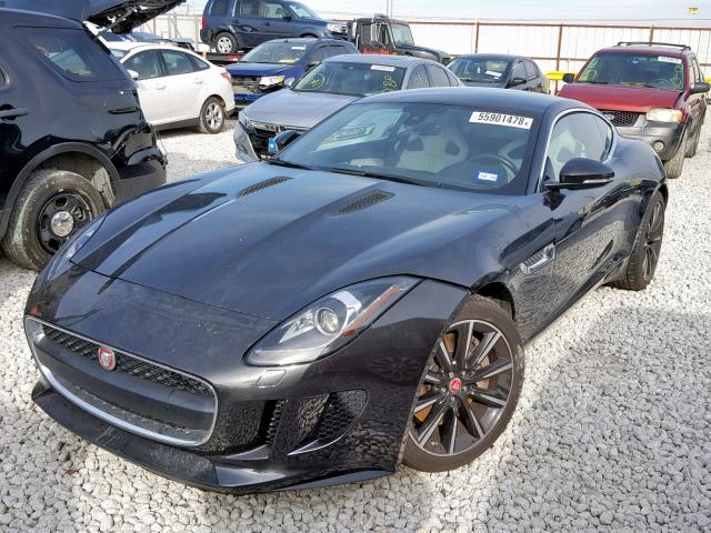 SAJWA6AT1F8K17961 - 2015 JAGUAR F-TYPE CHARCOAL photo 2