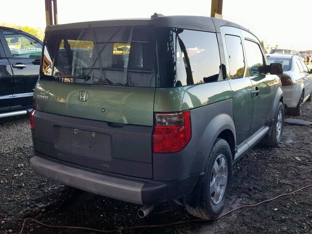 5J6YH18655L003888 - 2005 HONDA ELEMENT EX GREEN photo 4