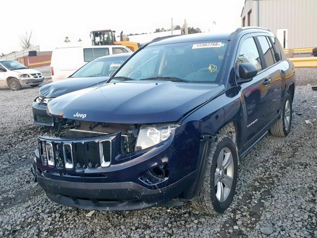 1C4NJCBA1GD615511 - 2016 JEEP COMPASS SP ლურჯი ფოტო 2