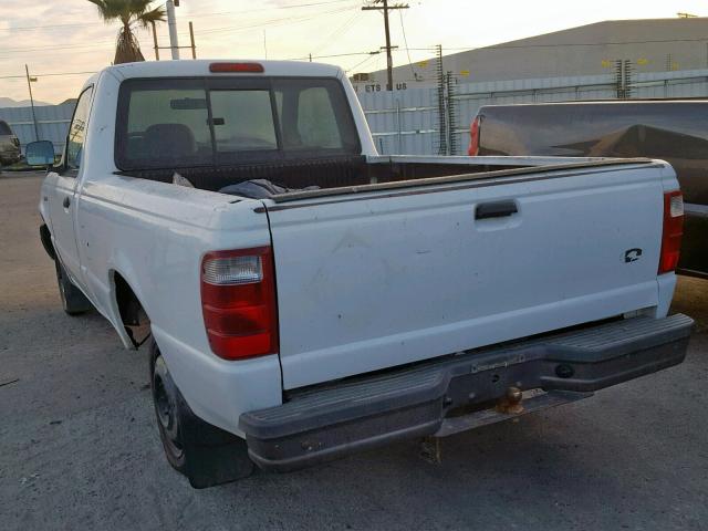 1FTYR10U72PA36148 - 2002 FORD RANGER WHITE photo 3