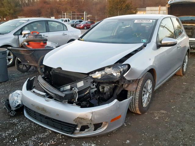 WVWBB7AJ6DW005449 - 2013 VOLKSWAGEN GOLF 银色 照片 2