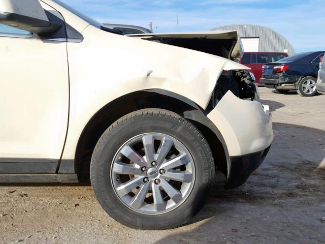 2FMDK39C28BB36811 - 2008 FORD EDGE LIMIT WHITE photo 9