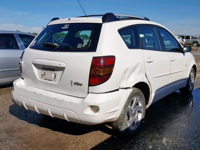 5Y2SL62884Z457940 - 2004 PONTIAC VIBE WHITE photo 4