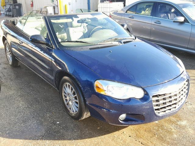 1C3EL55R26N136311 - 2006 CHRYSLER SEBRING TO BLUE photo 1