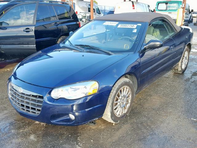 1C3EL55R26N136311 - 2006 CHRYSLER SEBRING TO BLUE photo 2