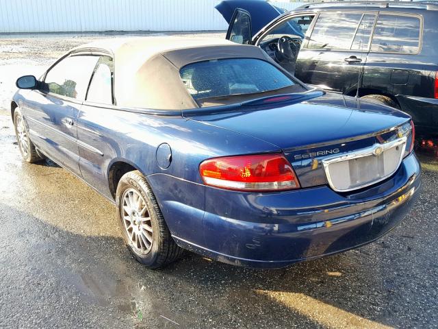 1C3EL55R26N136311 - 2006 CHRYSLER SEBRING TO BLUE photo 3