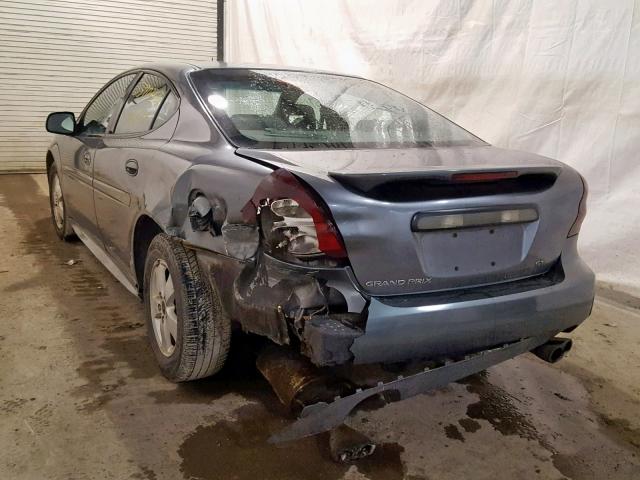 2G2WS522351284272 - 2005 PONTIAC GRAND PRIX GRAY photo 3