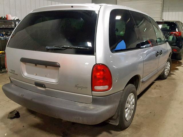 2C4GJ2535YR783912 - 2000 CHRYSLER VOYAGER SILVER photo 4