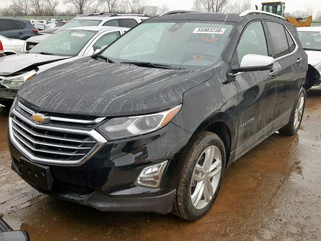 3GNAXXEV8KL123409 - 2019 CHEVROLET EQUINOX PR BLACK photo 2