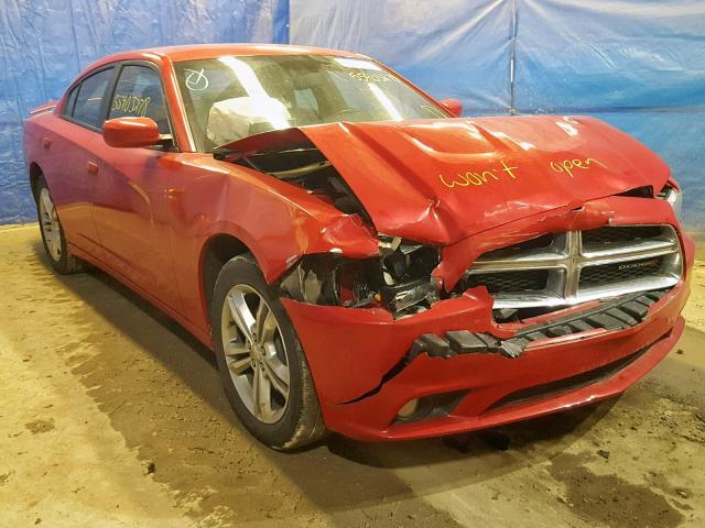 2C3CDXJG8CH183786 - 2012 DODGE CHARGER SX RED photo 1