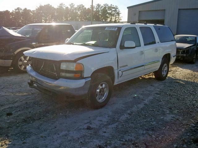 3GKEC16TX1G175748 - 2001 GMC YUKON XL C WHITE photo 2