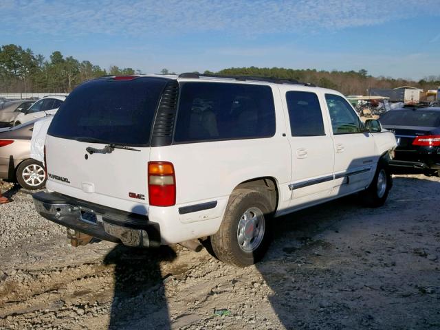 3GKEC16TX1G175748 - 2001 GMC YUKON XL C WHITE photo 4