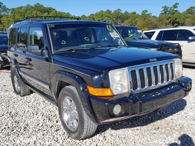 1J8HH58286C219979 - 2006 JEEP COMMANDER BLACK photo 1