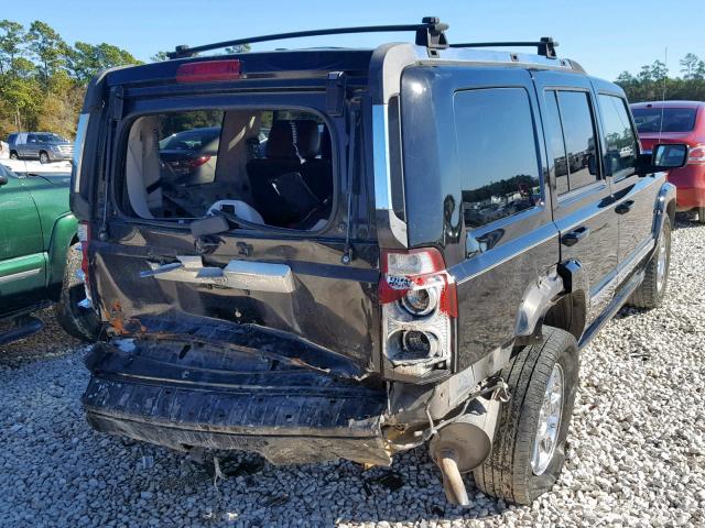 1J8HH58286C219979 - 2006 JEEP COMMANDER BLACK photo 4