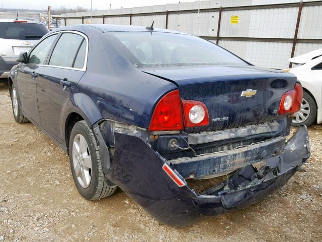 1G1ZG57BX84229435 - 2008 CHEVROLET MALIBU LS 蓝色 照片 3