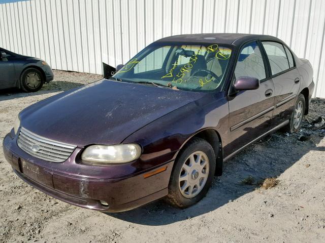 1G1NE52MXWY188095 - 1998 CHEVROLET MALIBU LS 栗色 照片 2