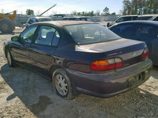 1G1NE52MXWY188095 - 1998 CHEVROLET MALIBU LS 栗色 照片 3