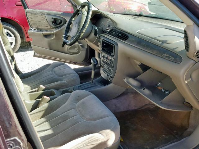 1G1NE52MXWY188095 - 1998 CHEVROLET MALIBU LS 栗色 照片 5