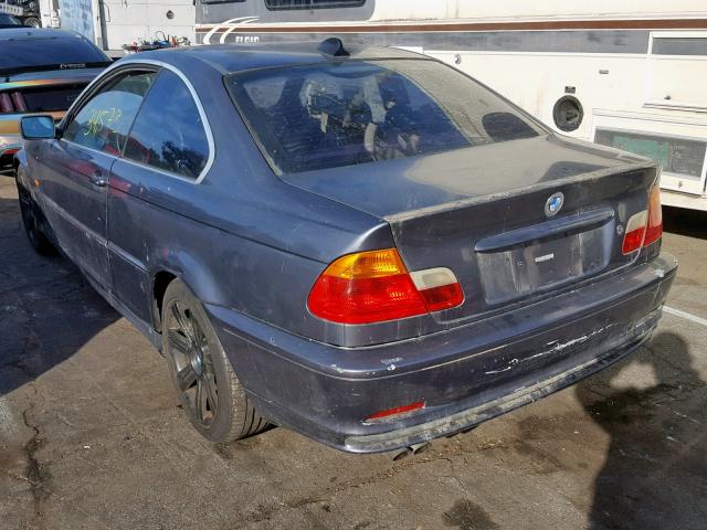 WBABM3340YJN82794 - 2000 BMW 323 CI GRAY photo 3