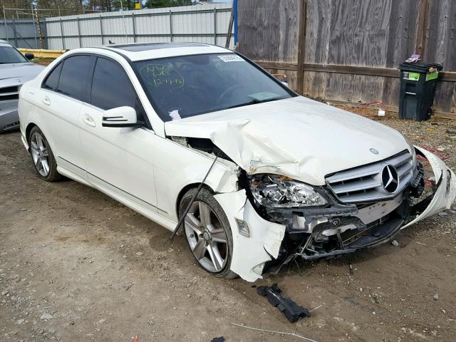 WDDGF5EB2AR100575 - 2010 MERCEDES-BENZ C 300 WHITE photo 1