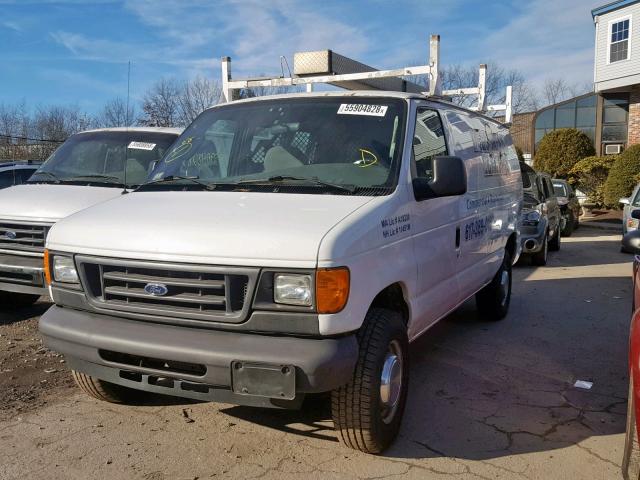 1FTNE24WX6DA13910 - 2006 FORD E 250 WHITE photo 2