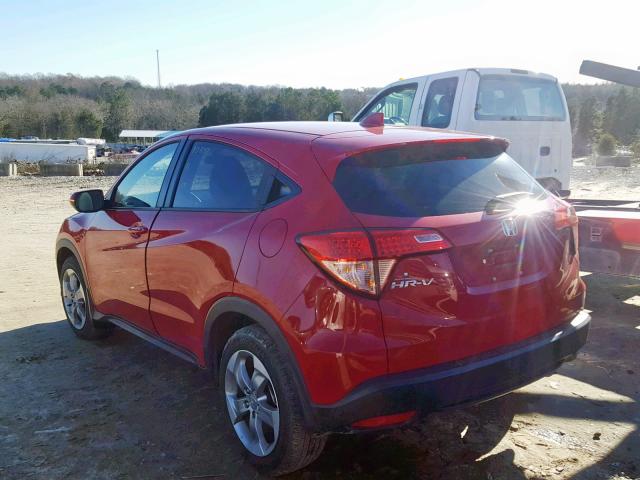 3CZRU5H56HM710371 - 2017 HONDA HR-V EX RED photo 3