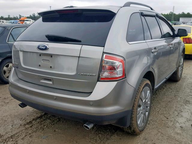 2FMDK39C68BA98869 - 2008 FORD EDGE LIMIT GRAY photo 4