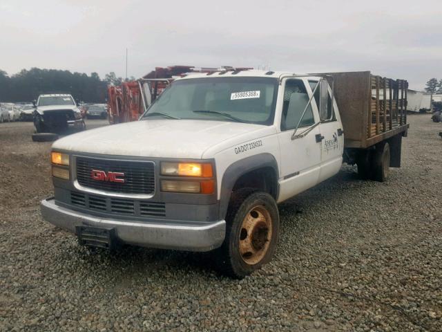 1GDKC34F5YF520201 - 2000 GMC SIERRA C35 WHITE photo 2