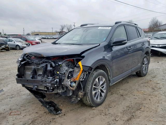 JTMRJREV1JD190897 - 2018 TOYOTA RAV4 HV LE GRAY photo 2