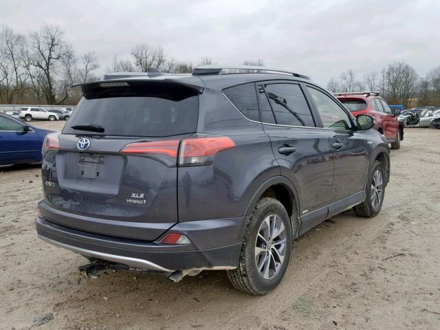 JTMRJREV1JD190897 - 2018 TOYOTA RAV4 HV LE GRAY photo 4